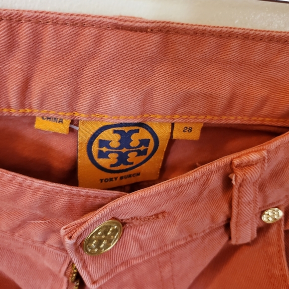 Tory Burch Alexa Crop Jeans 28 Spring #A99 - Picture 3 of 6